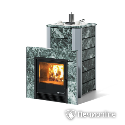 Дровяная печь-каменка ИзиСтим Ялта 15 (Змеевик), AISI 321 в Анапе